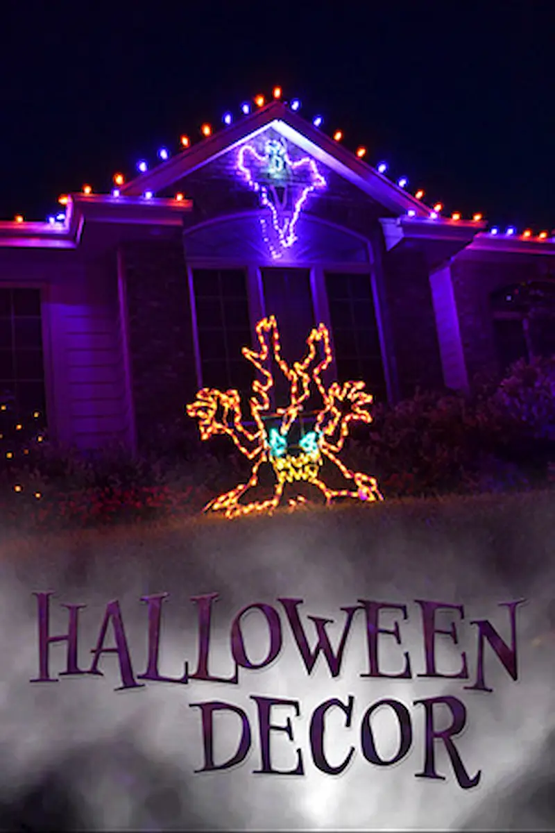 Halloween house display